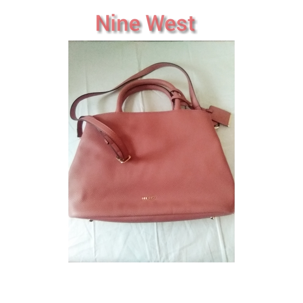 Nine West rose color purse NWT